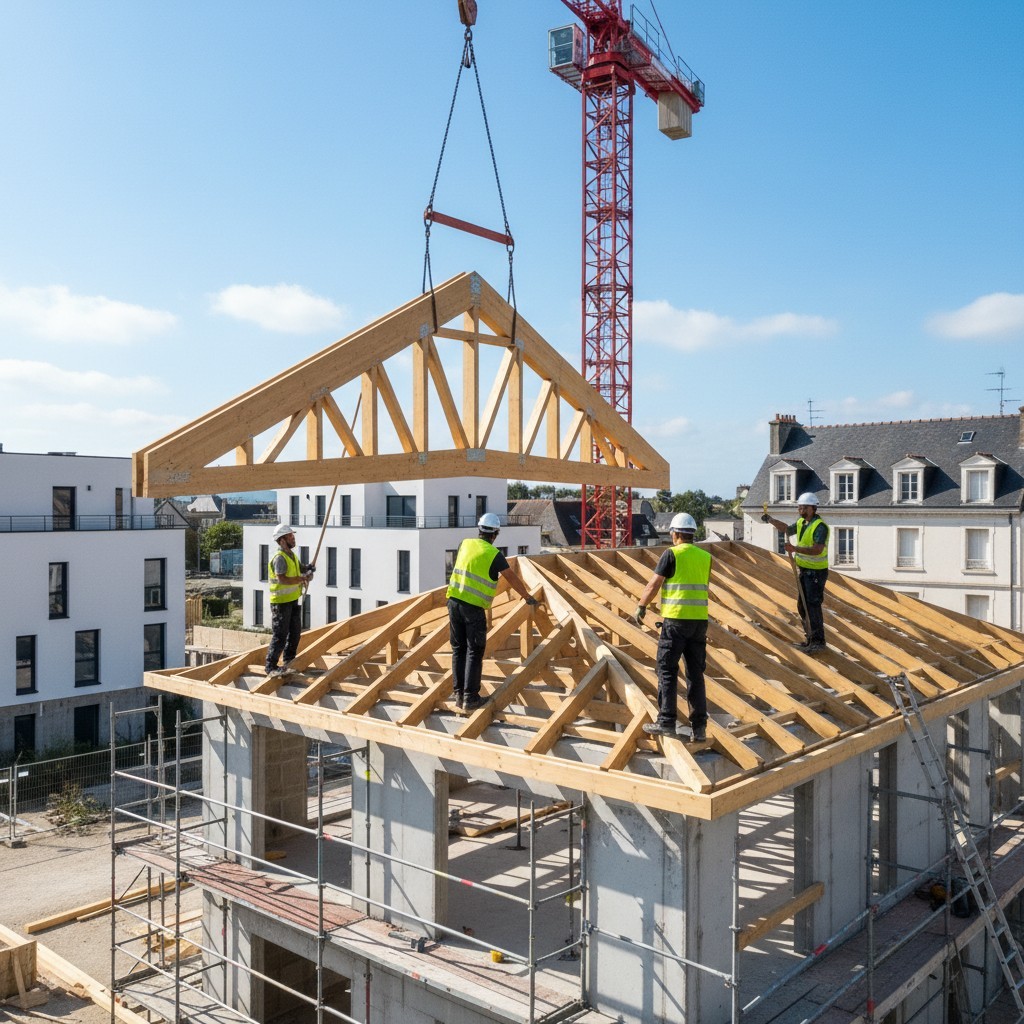 Projet de Charpente et construction bois - Photo 1